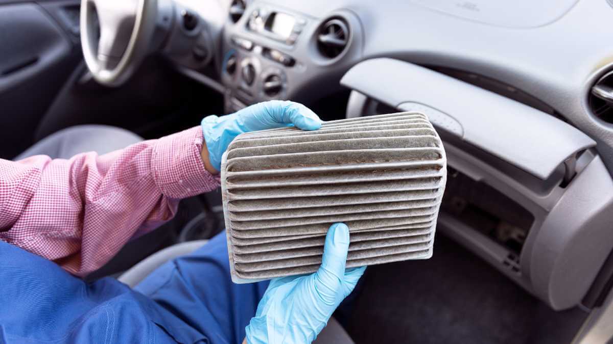 Car Air Filter blockage