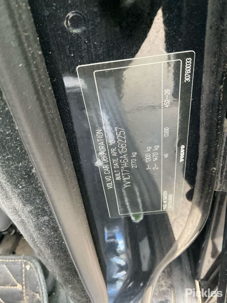 2010 VOLVO XC90 RH FRONT, BLACK, LEATHER, 07/03-12/14 DOOR TRIM