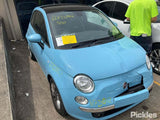 2014 FIAT 500 RH FRONT, ASSY (BELT AND STALK), 03/08-  SEAT BELT STALK