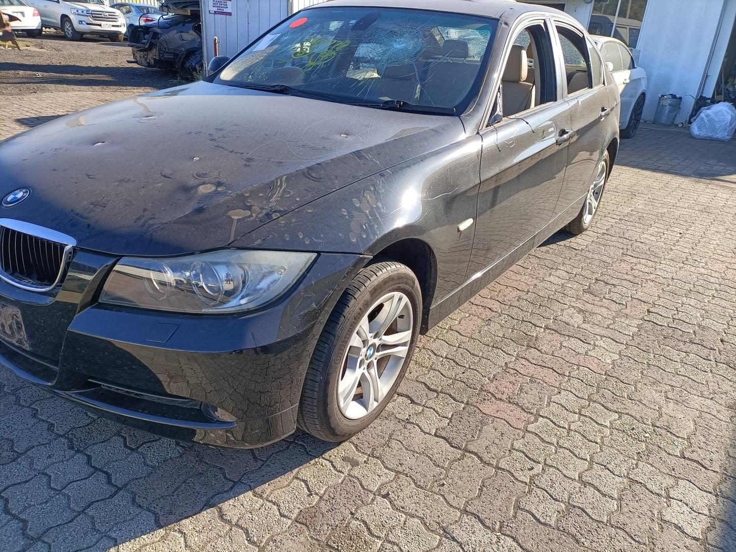 2008 BMW 3 SERIES E90/E91, SEDAN/WAGON, BI XENON, ADAPTIVE TYPE, 03/05-10/08 63117162081 LEFT HEADLAMP