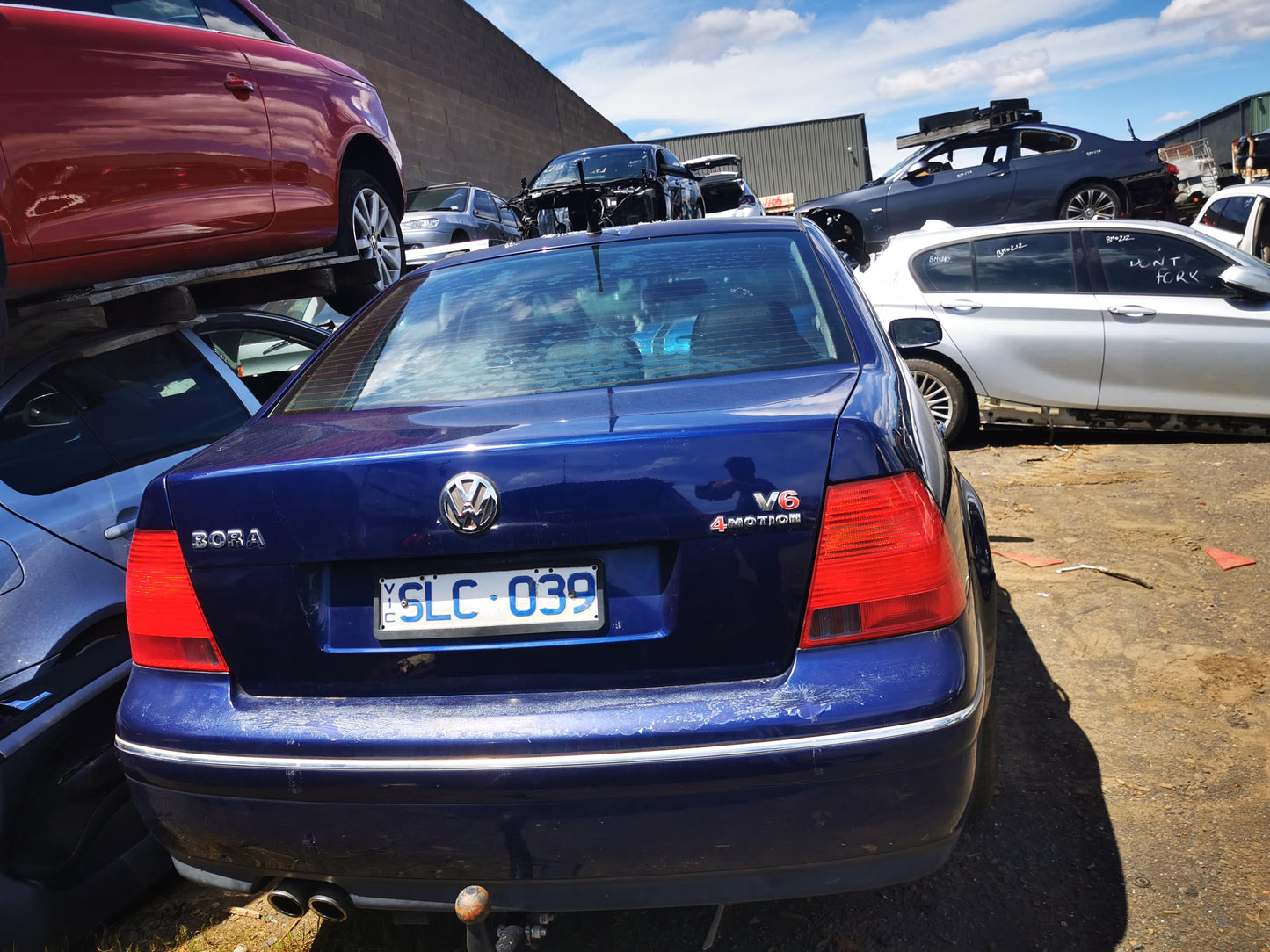 2003 VOLKSWAGEN BORA 1J, AUST TYPE, W/O FOGLAMP, 12/99-12/05 1J5941017BF LEFT HEADLAMP