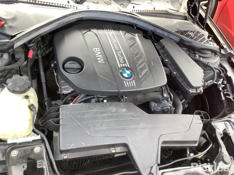 2014 BMW 4 SERIES LH FRONT, SEAT BELT STALK ONLY, BLACK, COUPE, F32/F82, 07/13-12/20 SEAT BELT STALK