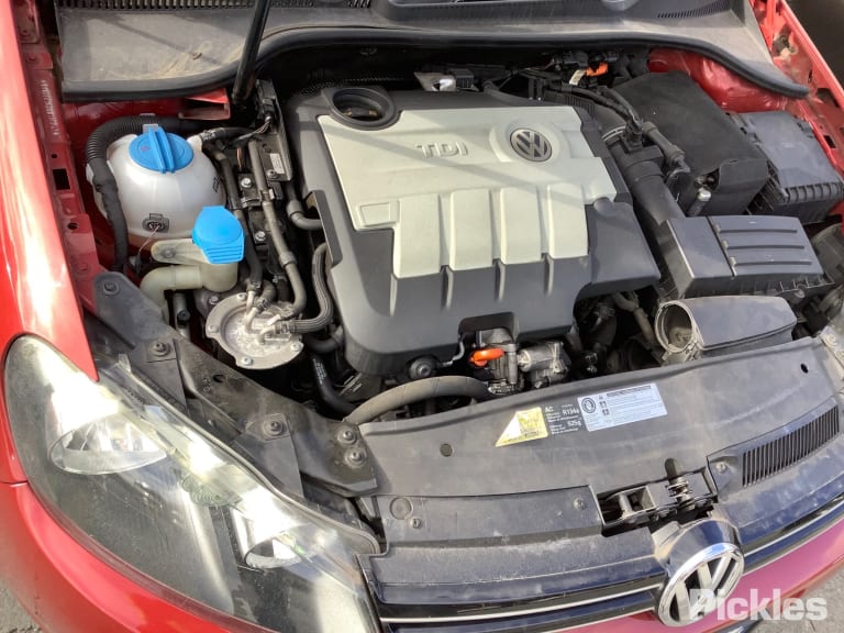 2010 VOLKSWAGEN GOLF GEN 6, CLIMATE CONTROL, NON SEAT WARMER, 12/08-03/13 5K0907044BD HEATER AC CONTROLS