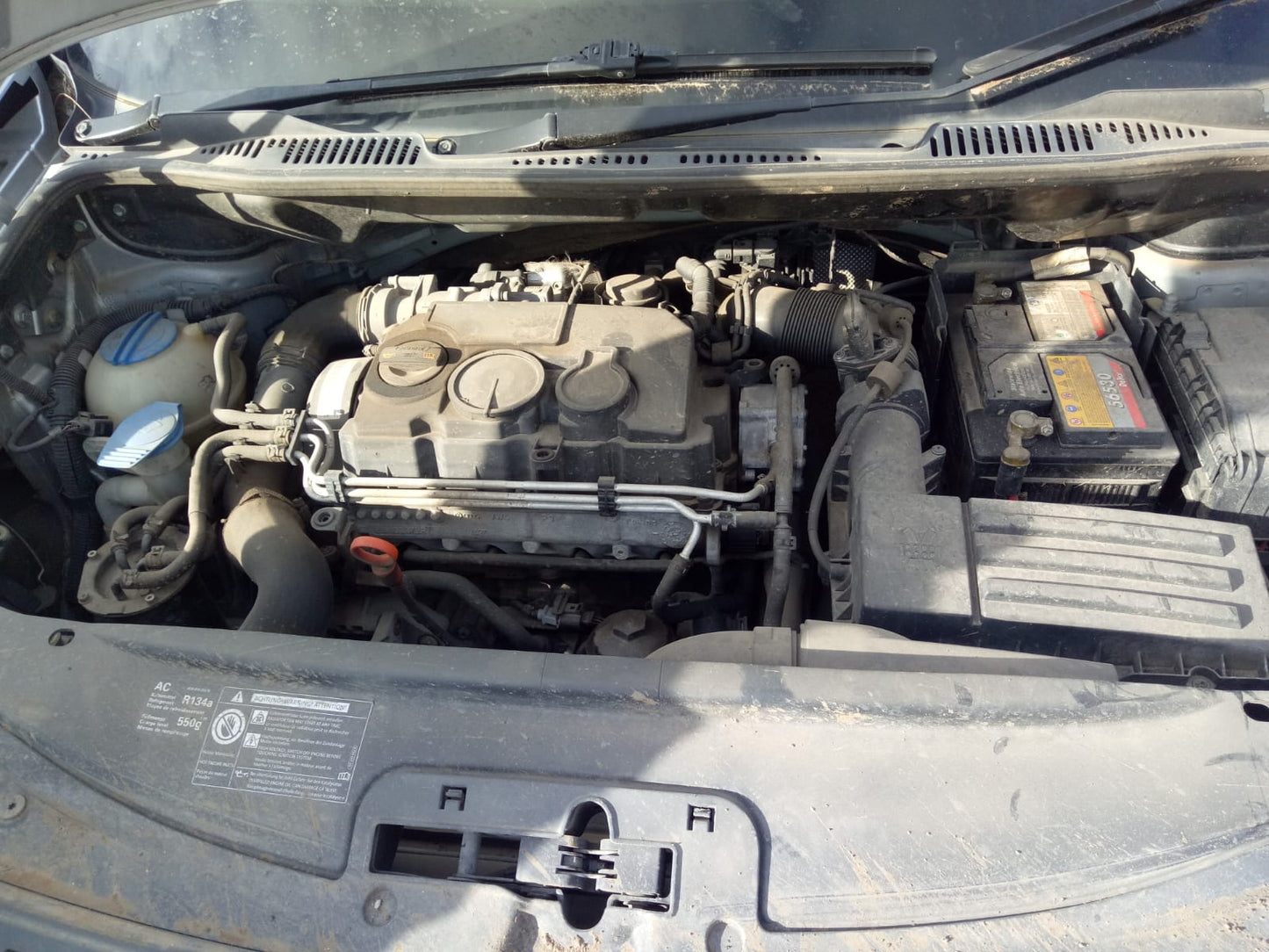 2007 VOLKSWAGEN CADDY 2K, DIESEL, SANDEN BRAND SD7V16, 12/04-08/10 1K0820859F A C COMPRESSOR