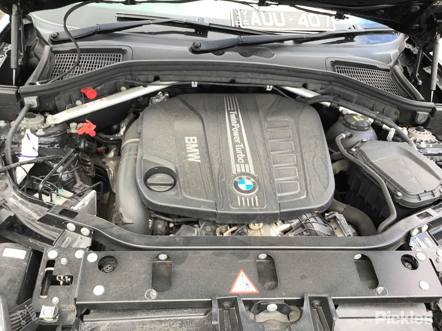 2016 BMW X4 DIESEL, 3.0, x35d, TURBO, N57, TWIN TURBO, F26, 05/14-02/18 ENGINE