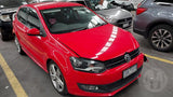 2014 VOLKSWAGEN POLO 6R, 05/10-09/17 6R6845205C LEFT REAR DOOR WINDOW