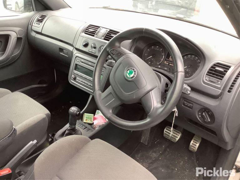 2012 SKODA FABIA 5JF, NON CLIMATE CONTROL TYPE, 08/11-12/14 5J0820045D HEATER AC CONTROLS