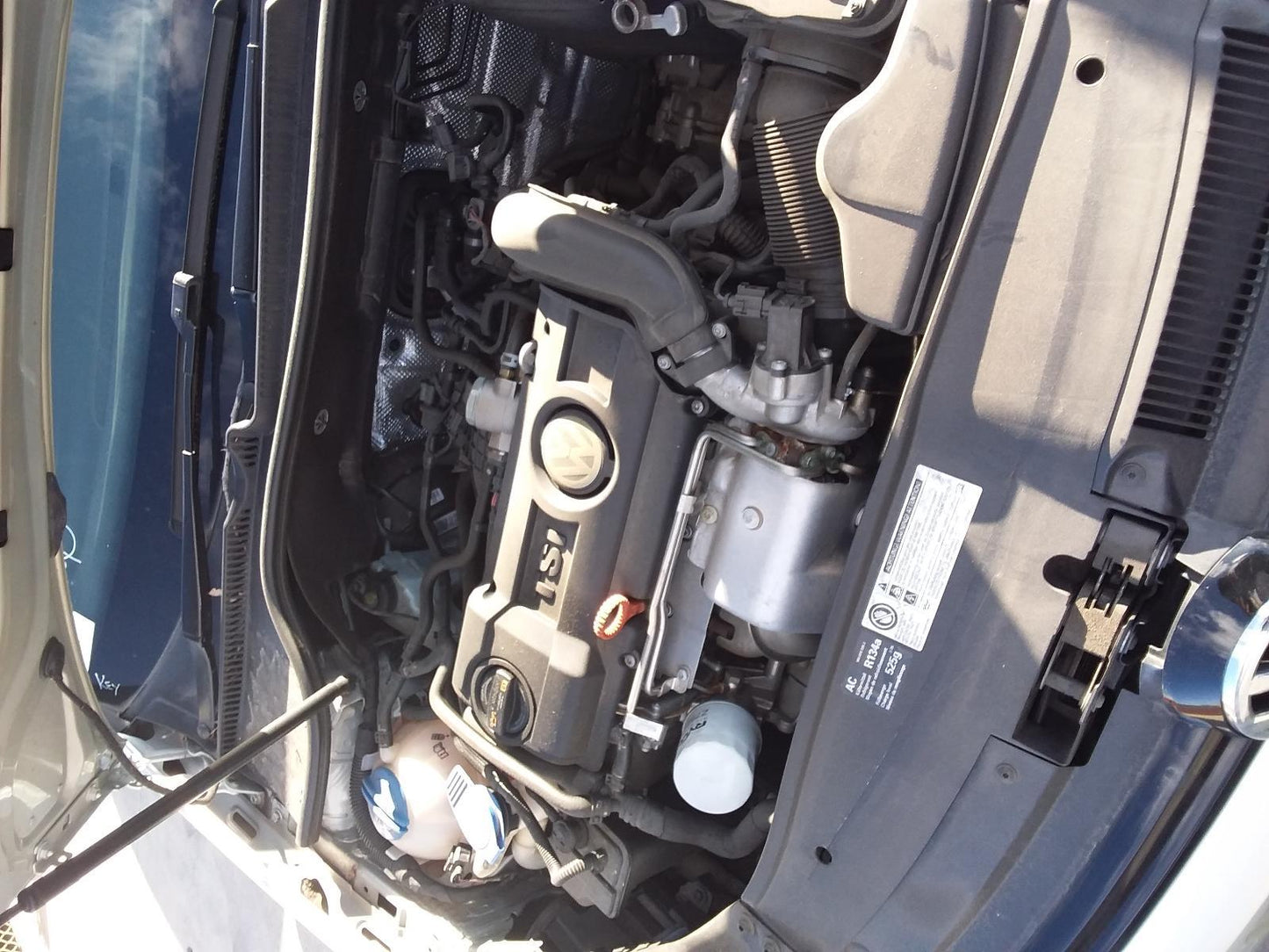 2009 VOLKSWAGEN GOLF GEN 6, CLIMATE CONTROL, NON SEAT WARMER, 12/08-03/13 5K0907044AJ HEATER AC CONTROLS