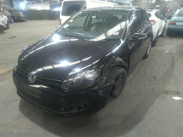 2012 VOLKSWAGEN GOLF GEN 6, HATCH, STANDARD, NON PARK SENSOR TYPE, 12/08-03/13 5K6807421 5K6898623 REAR BUMPER