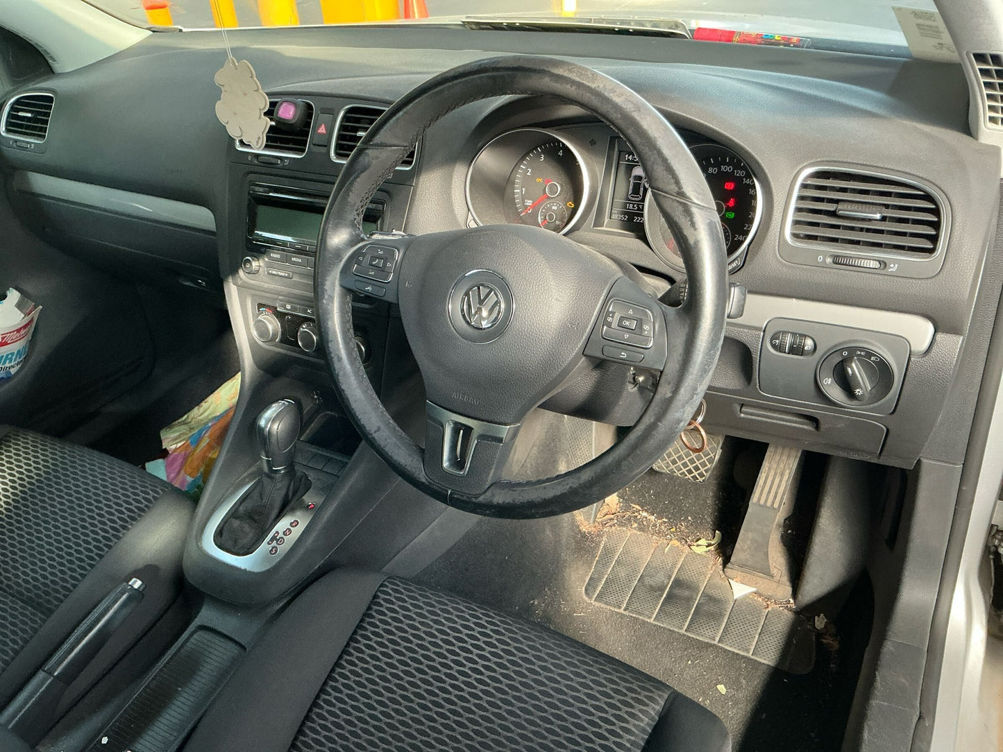 2011 VOLKSWAGEN GOLF HEADLAMP SWITCH, GEN 6, NON AUTO, REAR FOGLAMP TYPE, NON CHROME INSERT, 10/08-03/13 1K0941431BB COMBINATION SWITCH
