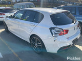 2017 BMW 1 SERIES F20, HATCH, M SPORT, W/ PARK SENSOR & PARK ASSIST TYPE, 03/15-04/19 51128067800 REAR BUMPER