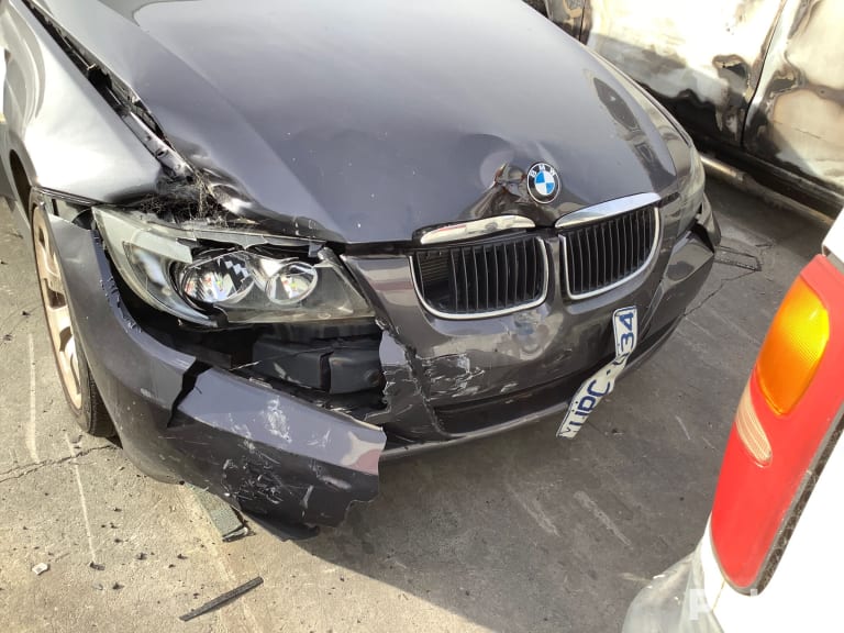 2007 BMW 3 SERIES E90/E91, SEDAN/WAGON, 03/05-04/12 51337060263 LEFT FRONT DOOR WINDOW