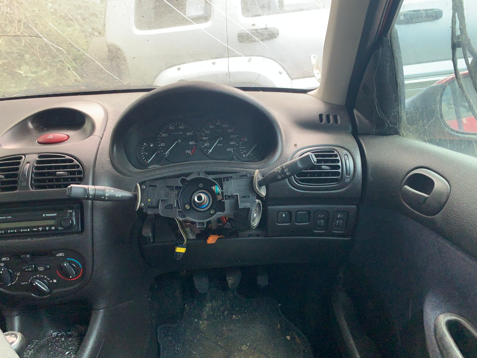 2001 PEUGEOT 206 VIN.. NFUF (2 PLUG), 10/99-11/07 1606637880 INSTRUMENTCLUSTER