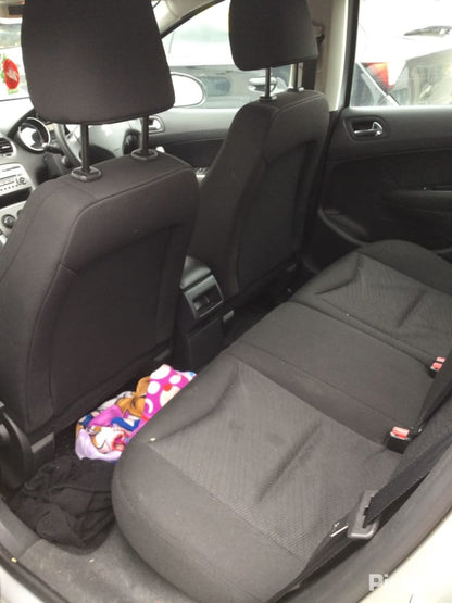 2012 PEUGEOT 308 T7, HATCH, ACCESS, NON PARK SENSOR TYPE, 08/11-12/13 7410EP REAR BUMPER