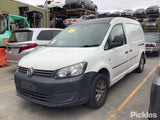 2013 VOLKSWAGEN CADDY 2K, LH SIDE, 08/10-06/15 2K0857551G SUNVISOR
