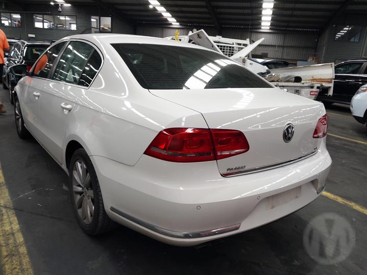 2012 VOLKSWAGEN PASSAT 3C/MK6 B7, SEDAN, 09/10-05/15 3AE845026 RIGHT REAR DOOR WINDOW