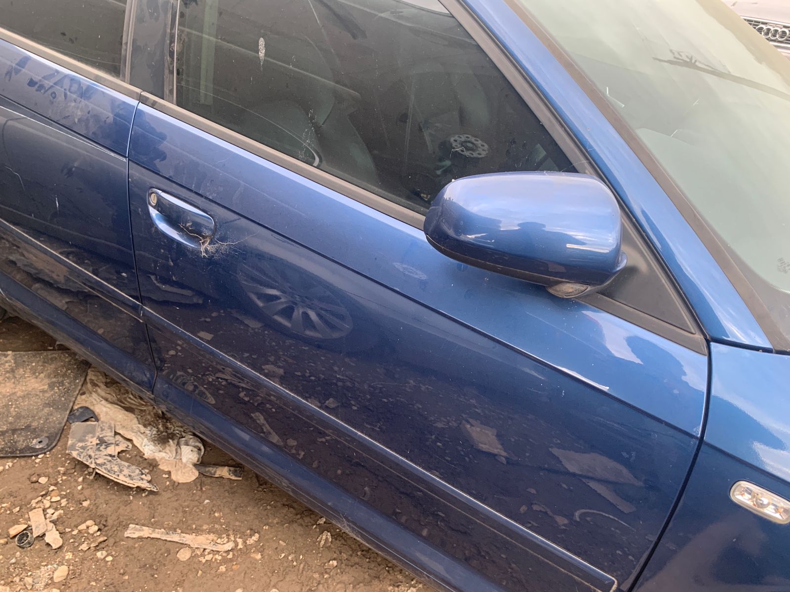 2007 AUDI A3 8P, 06/04-04/13 8P4845206 RIGHT REAR DOOR WINDOW