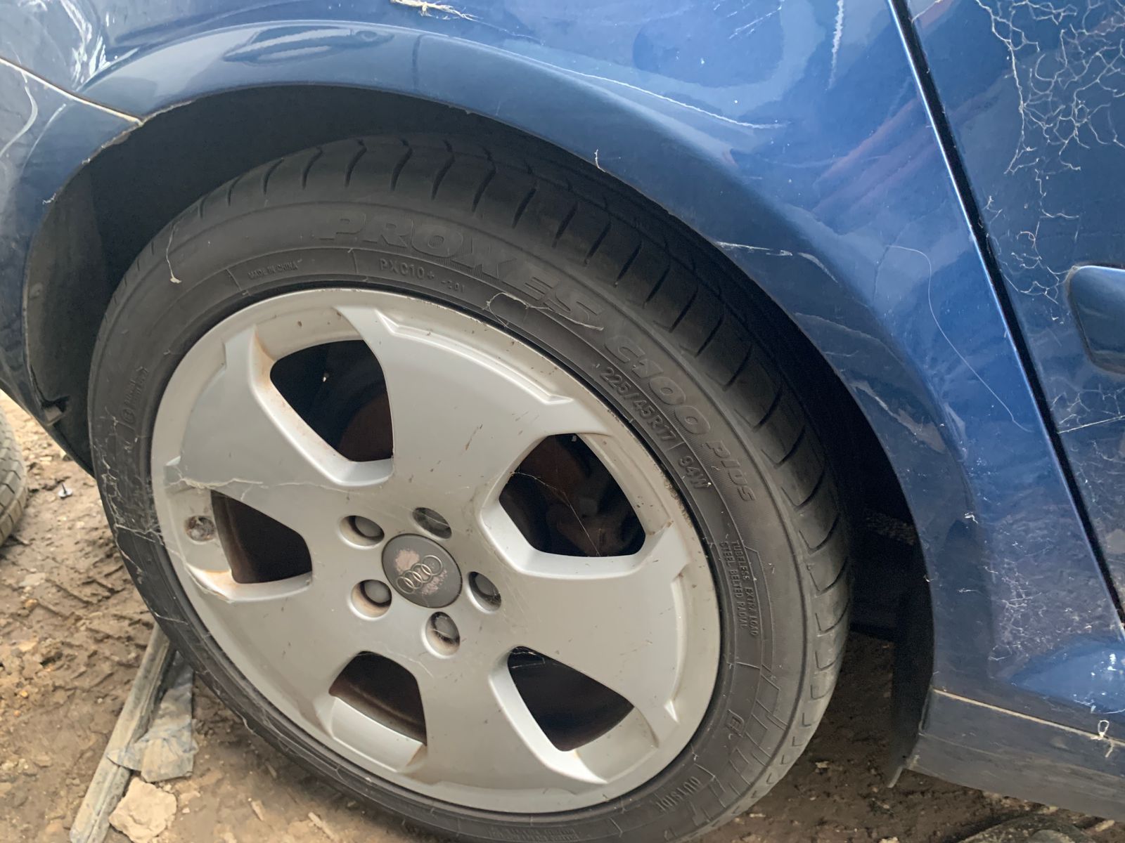 2007 AUDI A3 A3, 8P, 5DR HATCH, SPORTS, NON PARK SENSORS TYPE, 02/05-07/08 8P4807303 REAR BUMPER