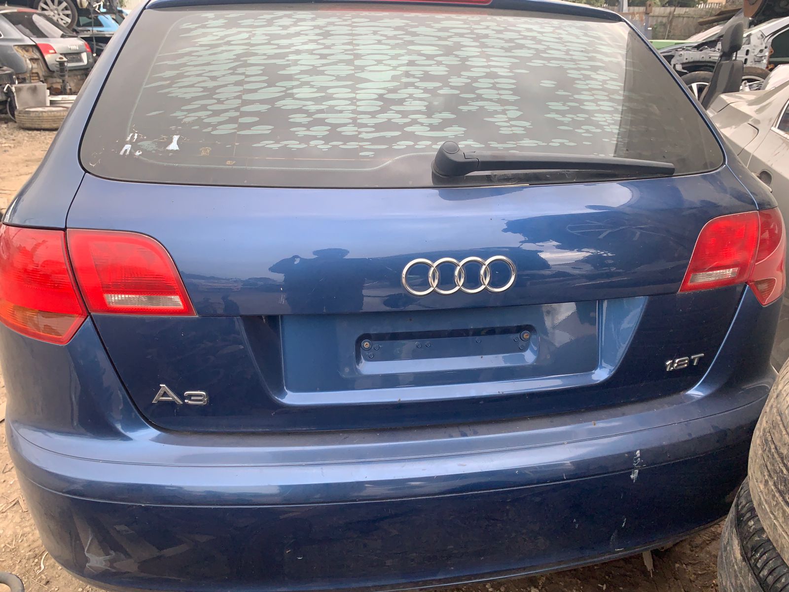 2007 AUDI A3 8P, 06/04-04/13 8P4845206 RIGHT REAR DOOR WINDOW