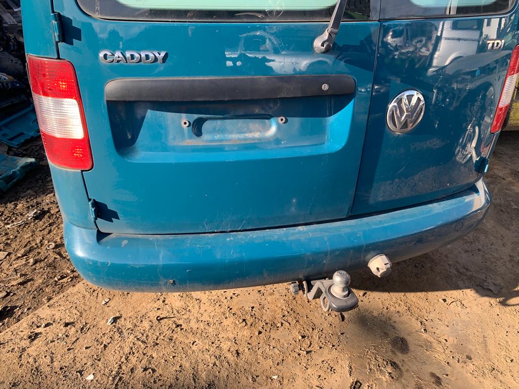 2007 VOLKSWAGEN CADDY 2K, COLOUR CODED, NON PARK SENSOR TYPE, 12/04-08/10 2K0807417H REAR BUMPER