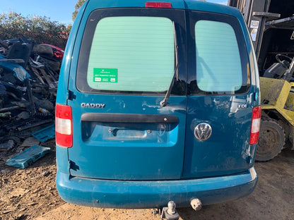 2007 VOLKSWAGEN CADDY 2K, COLOUR CODED, NON PARK SENSOR TYPE, 12/04-08/10 2K0807417H REAR BUMPER