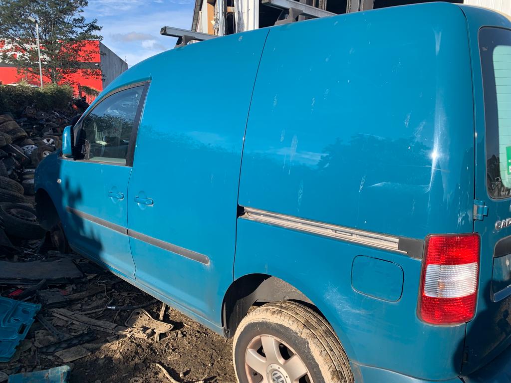 2007 VOLKSWAGEN CADDY 2K, COLOUR CODED, NON PARK SENSOR TYPE, 12/04-08/10 2K0807417H REAR BUMPER