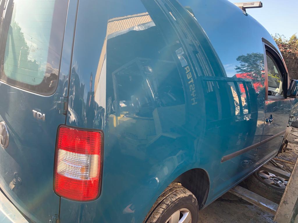 2007 VOLKSWAGEN CADDY 2K, COLOUR CODED, NON PARK SENSOR TYPE, 12/04-08/10 2K0807417H REAR BUMPER