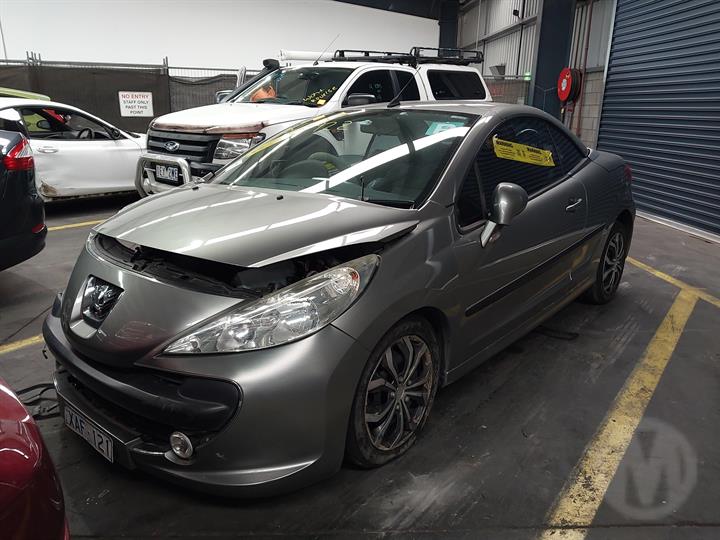 2009 PEUGEOT 207 A7, 3DR HATCH/CABRIO, 03/07-12/12 7410Z6 REAR BUMPER