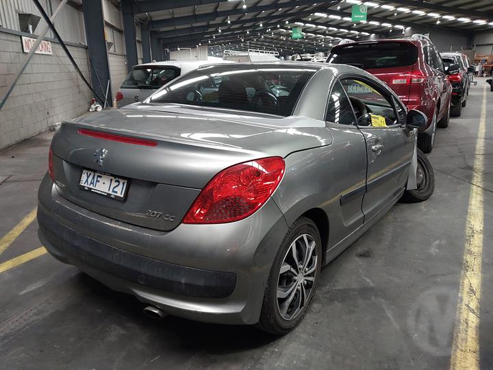 2009 PEUGEOT 207 A7, 3DR HATCH/CABRIO, 03/07-12/12 7410Z6 REAR BUMPER