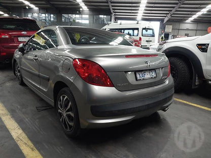 2009 PEUGEOT 207 A7, 3DR HATCH/CABRIO, 03/07-12/12 7410Z6 REAR BUMPER