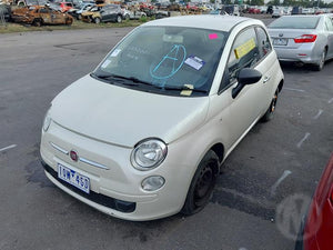 2014 FIAT 500 ELECT ADJ, NON HEATED, BLACK TYPE, 03/08-09/15 735481651 RIGHT DOOR MIRROR