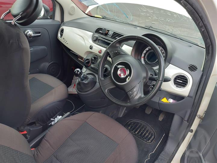 2014 FIAT 500 ELECT ADJ, NON HEATED, BLACK TYPE, 03/08-09/15 735481661 LEFT DOOR MIRROR