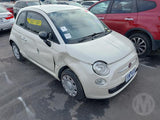 2014 FIAT 500 HATCH, LIGHT GREY LENS EDGING, 03/08-09/15 51885549 LEFT TAILLIGHT