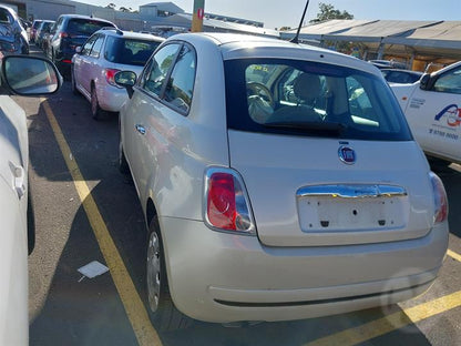 2014 FIAT 500 BUMPER BAR, NON PARK SENSOR TYPE, COLOUR CODED MOULD TYPE, 03/08-09/15 71777639 REAR BUMPER