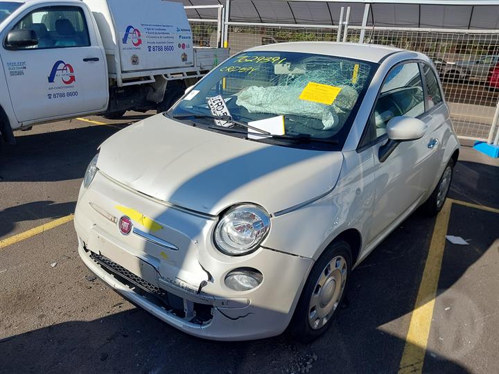 2014 FIAT 500 RIGHT FRONT DOOR LOCK, 03/08-  DOOR BOOT GATE LOCK