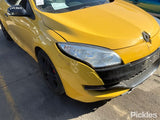 2012 RENAULT MEGANE D95, GLOSS BLACK, HEATED, POWER FOLD TYPE, 3DR HATCH, 11/10-05/16 963020182R LEFT DOOR MIRROR