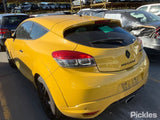 2012 RENAULT MEGANE D95, GLOSS BLACK, HEATED, POWER FOLD TYPE, 3DR HATCH, 11/10-05/16 963020182R LEFT DOOR MIRROR