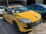 2012 RENAULT MEGANE D95, GLOSS BLACK, HEATED, POWER FOLD TYPE, 3DR HATCH, 11/10-05/16 963020182R LEFT DOOR MIRROR