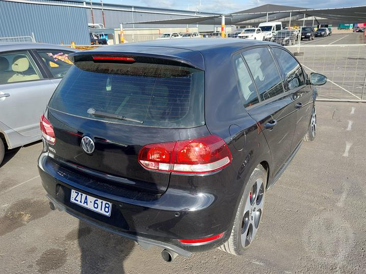 2012 VOLKSWAGEN GOLF GEN 6, HATCH, 10/08-03/13 5K6833055K LEFT REAR DOOR SLIDING