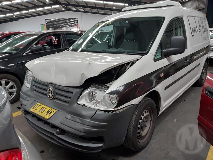2010 VOLKSWAGEN CADDY 2K, 12/04-06/15 2K0845201C LEFT FRONT DOOR WINDOW