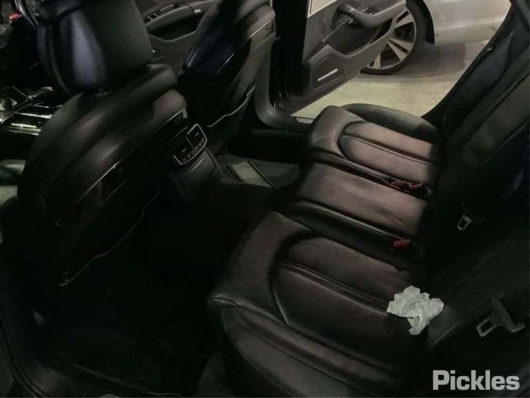 2015 AUDI A8 D4, LWB, 08/10-06/17 4H4845205 LEFT REAR DOOR WINDOW