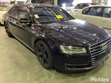2015 AUDI A8 D4, 08/10-06/17 4H0419091AE STEERING WHEEL