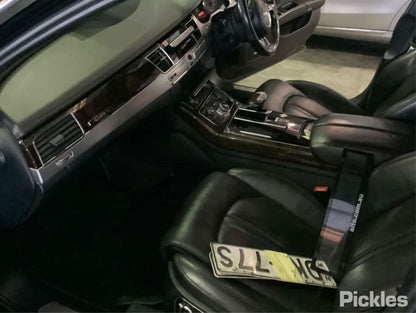 2015 AUDI A8 D4, LWB, 08/10-06/17 4H4845205 LEFT REAR DOOR WINDOW