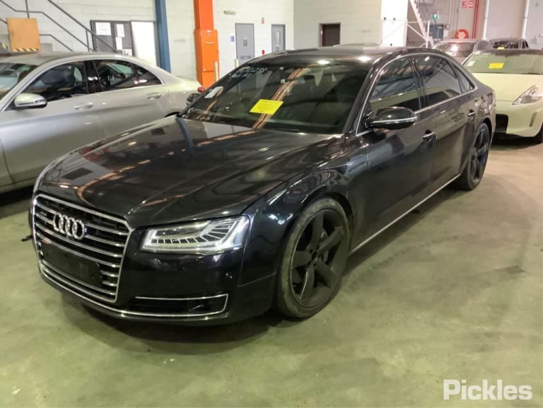 2015 AUDI A8 D4, 08/10-06/17 4H0839461C LEFT REAR WND REG MOTOR
