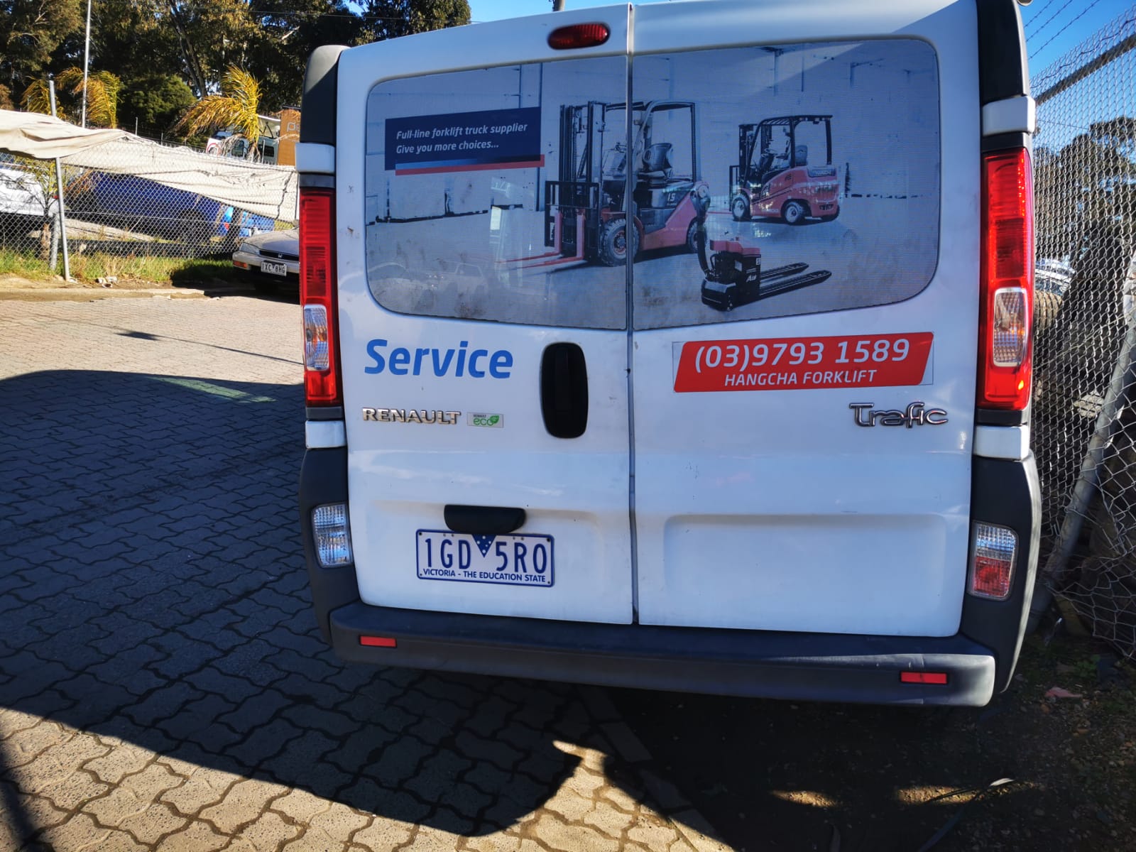 2012 RENAULT TRAFIC X83, VAN 04/04-12/14  REVERSING LIGHT
