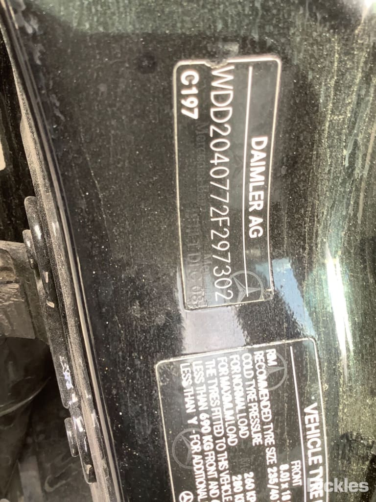 2009 MERCEDES C CLASS W204, 2007-01/15  MISC SWITCH RELAY