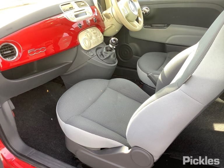 2014 FIAT 500 LH SIDE, 03/08- 735452612 SUNVISOR