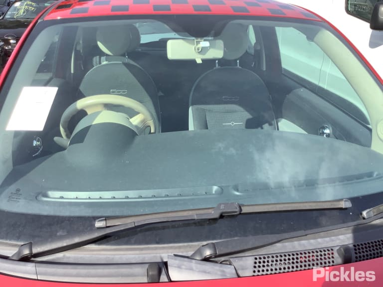 2014 FIAT 500 LH SIDE, 03/08- 735452612 SUNVISOR