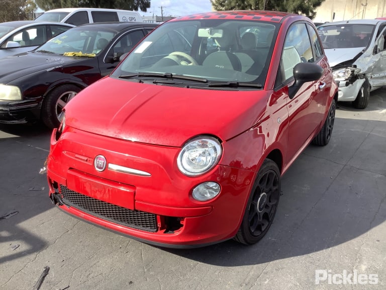 2014 FIAT 500 LH SIDE, 03/08- 735452612 SUNVISOR