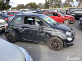 2017 FIAT 500 STEERING WHEEL, 03/08- 735763509 RIGHT AIRBAG
